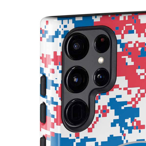 NBA Detroit Pistons Digi Camo Galaxy S22 Ultra Pro Case