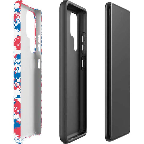 NBA Detroit Pistons Digi Camo Galaxy S22 Ultra Pro Case