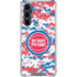 NBA Detroit Pistons Digi Camo Galaxy S23 FE Clear Case