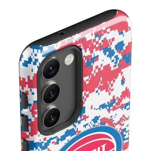 NBA Detroit Pistons Digi Camo Galaxy S23 Plus Pro Case