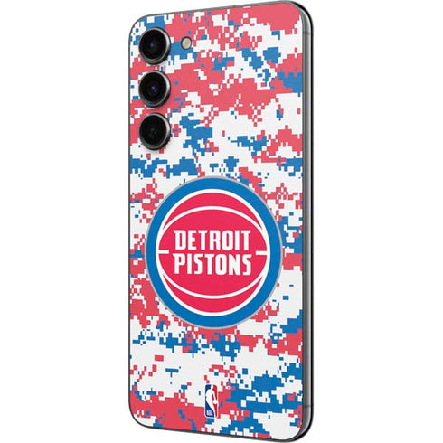 NBA Detroit Pistons Digi Camo Galaxy S23 Plus Skin
