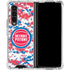 NBA Detroit Pistons Digi Camo Galaxy Z Fold4 5G Clear Case