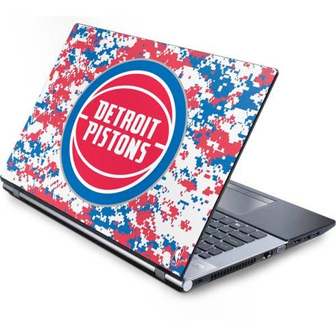 NBA Detroit Pistons Digi Camo Generic Laptop Skin