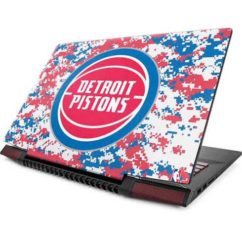 NBA Detroit Pistons Digi Camo Lenovo IdeaPad Skin