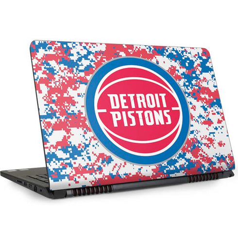 NBA Detroit Pistons Digi Camo Dell Inspiron Skin