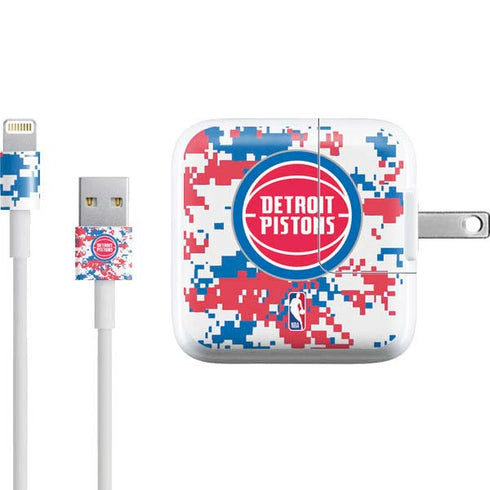 NBA Detroit Pistons Digi Camo iPad Charger (10W USB) Skin