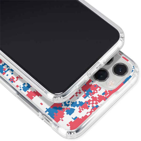 NBA Detroit Pistons Digi Camo iPhone 11 Pro Clear Case
