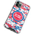NBA Detroit Pistons Digi Camo iPhone 11 Pro Max Clear Case