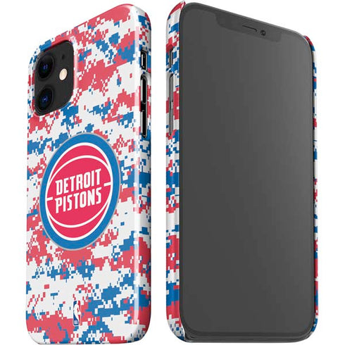 NBA Detroit Pistons Digi Camo iPhone 12 Mini Lite Case
