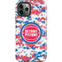 NBA Detroit Pistons Digi Camo iPhone 12 Pro Impact Case