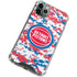 NBA Detroit Pistons Digi Camo iPhone 12 Pro Max Clear Case