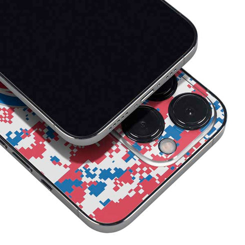 NBA Detroit Pistons Digi Camo iPhone 15 Pro Skin