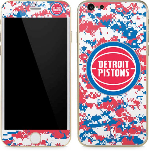 NBA Detroit Pistons Digi Camo iPhone 6/6s Skin