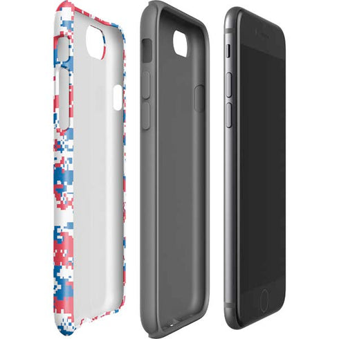 NBA Detroit Pistons Digi Camo iPhone SE (2nd & 3rd Gen) Pro Case