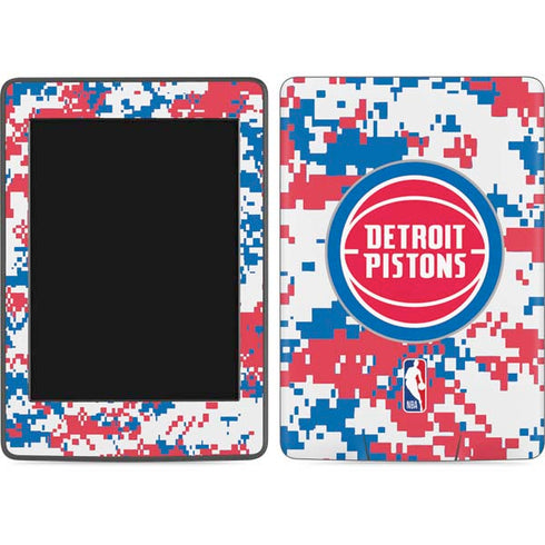 NBA Detroit Pistons Digi Camo Amazon Kindle Skin