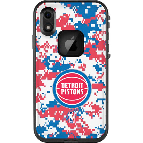 NBA Detroit Pistons Digi Camo LifeProof Fre iPhone Skin