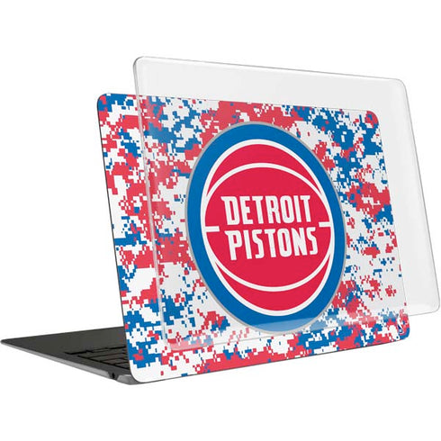 NBA Detroit Pistons Digi Camo MacBook Air 15in (2023-2025) Case plus Skin