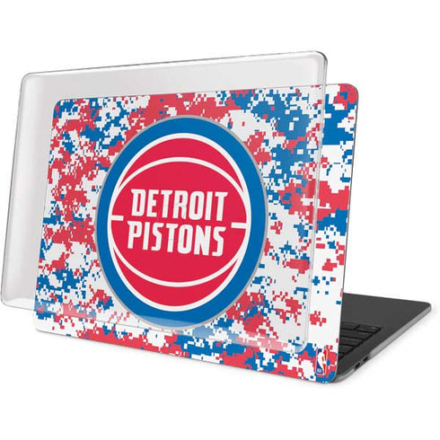 NBA Detroit Pistons Digi Camo MacBook Pro 13in (2020) Case plus Skin