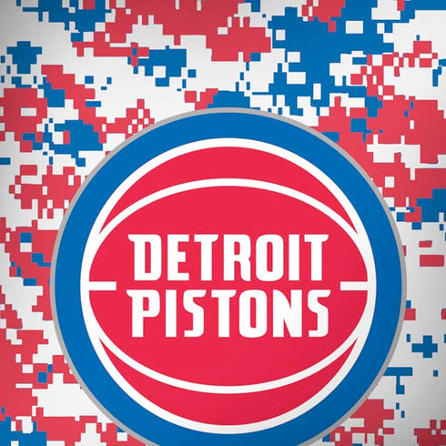 NBA Detroit Pistons Digi Camo Moto G6 Skin