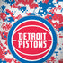 NBA Detroit Pistons Digi Camo Moto G6 Skin