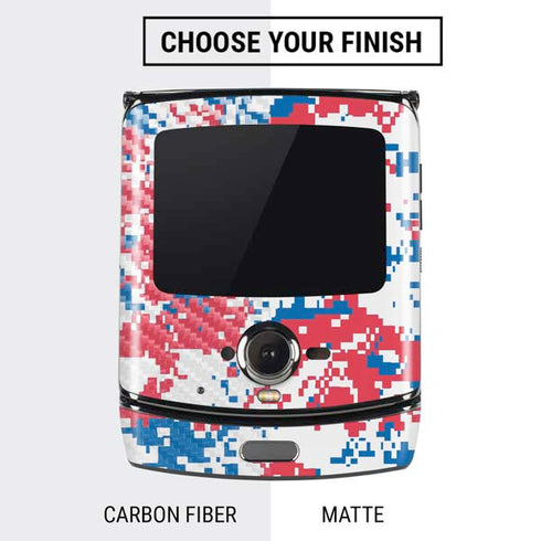 NBA Detroit Pistons Digi Camo Motorola RAZR Skin