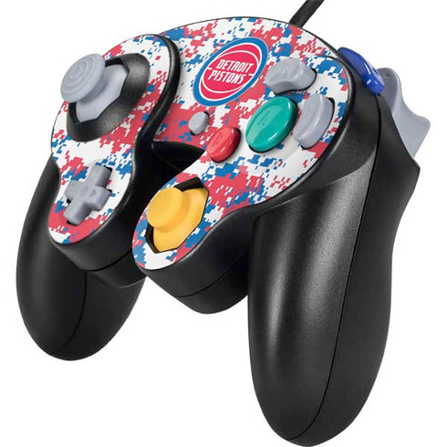 NBA Detroit Pistons Digi Camo Nintendo GameCube Controller Skin