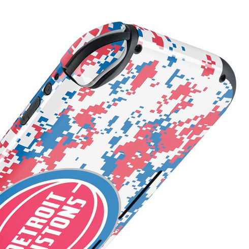 NBA Detroit Pistons Digi Camo Nintendo Switch Lite Skin