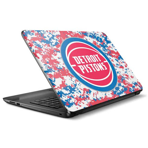 NBA Detroit Pistons Digi Camo HP Notebook Skin