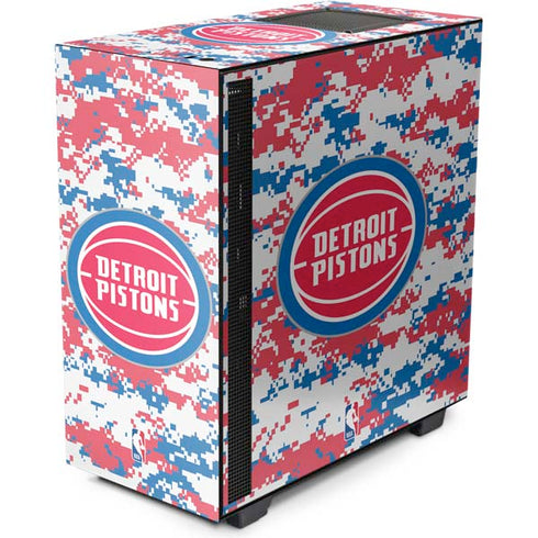 NBA Detroit Pistons Digi Camo NZXT H510 Compact ATX Mid-Tower Case Skin