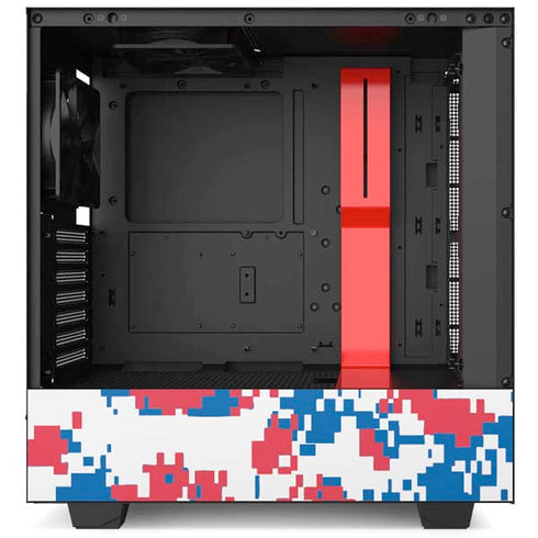 NBA Detroit Pistons Digi Camo NZXT H510 Compact ATX Mid-Tower Case Skin