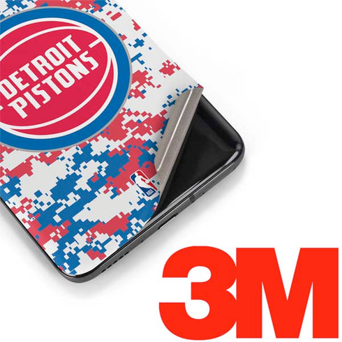 NBA Detroit Pistons Digi Camo OnePlus 7 Pro Skin
