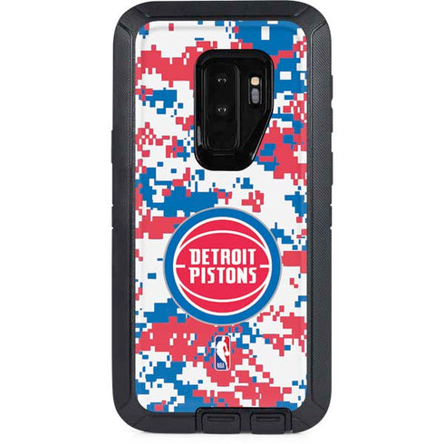 NBA Detroit Pistons Digi Camo Otterbox Defender Galaxy Skin