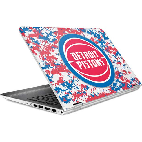 NBA Detroit Pistons Digi Camo HP Pavilion Skin