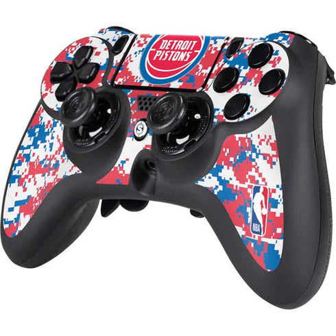 NBA Detroit Pistons Digi Camo PS4/PC SCUF Impact Controller Skin