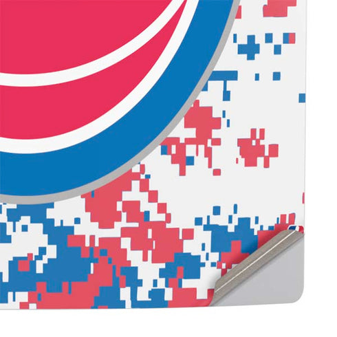 NBA Detroit Pistons Digi Camo PS5 Slim Digital Edition Console Skin