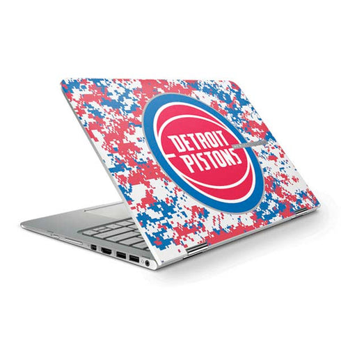 NBA Detroit Pistons Digi Camo HP Spectre Skin