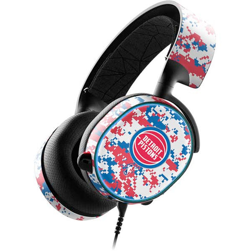 NBA Detroit Pistons Digi Camo SteelSeries Arctis 3 Skin