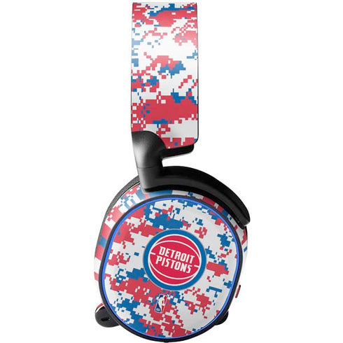 NBA Detroit Pistons Digi Camo SteelSeries Arctis 5 Skin