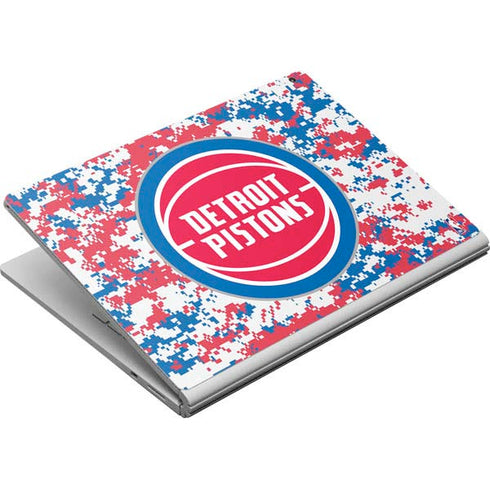 NBA Detroit Pistons Digi Camo Surface Book Skin