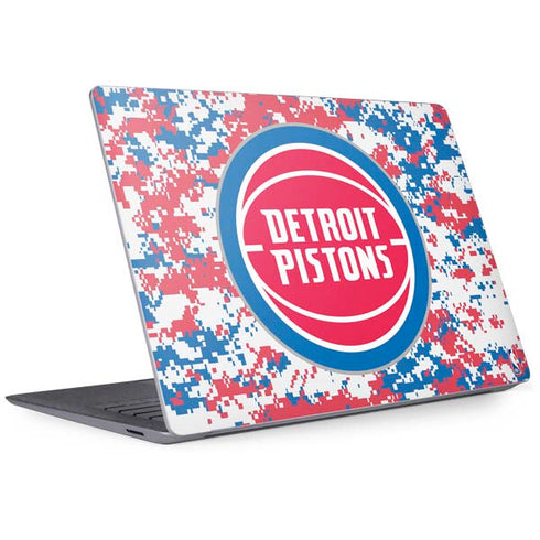 NBA Detroit Pistons Digi Camo Surface Laptop 3 13.5in Skin