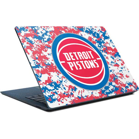 NBA Detroit Pistons Digi Camo Surface Laptop Skin