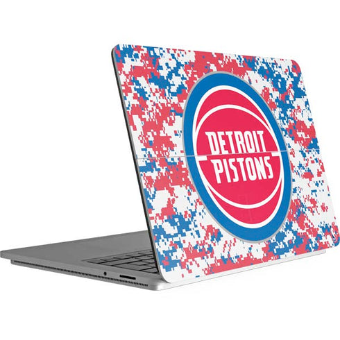 NBA Detroit Pistons Digi Camo Surface Laptop Studio Skin