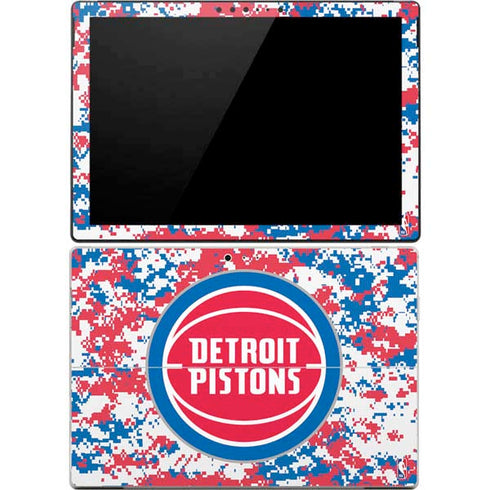 NBA Detroit Pistons Digi Camo Surface Pro 4 Skin