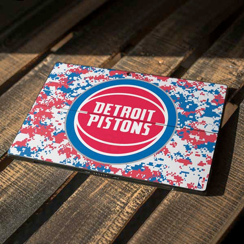NBA Detroit Pistons Digi Camo Surface Pro 6 Skin