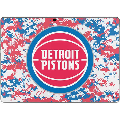 NBA Detroit Pistons Digi Camo Surface Pro 8 Skin