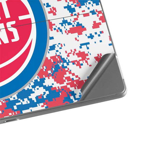 NBA Detroit Pistons Digi Camo Surface Pro 8 Skin