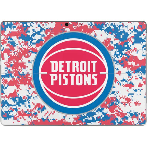 NBA Detroit Pistons Digi Camo Surface Pro 9 Skin