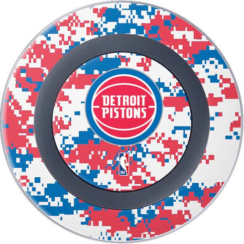 NBA Detroit Pistons Digi Camo Wireless Charger Skin
