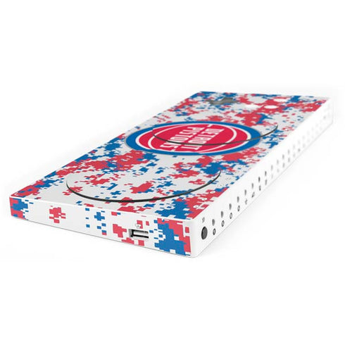 NBA Detroit Pistons Digi Camo Xbox Adaptive Controller Skin