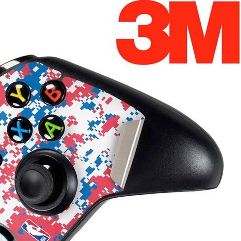 NBA Detroit Pistons Digi Camo Xbox One Controller Skin